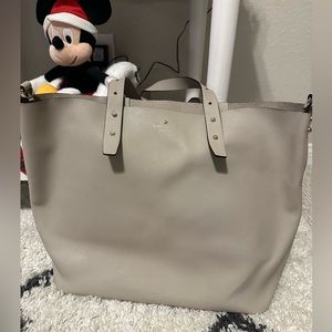 Grey Kate spade bag
